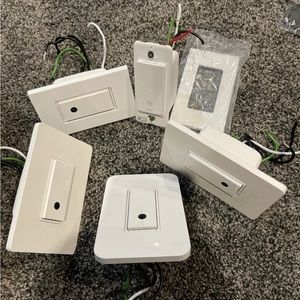 SOLD!-Lot Of 5 Belkin Wemo Smart Light Switches. 4 Older Gen 1 New Gen